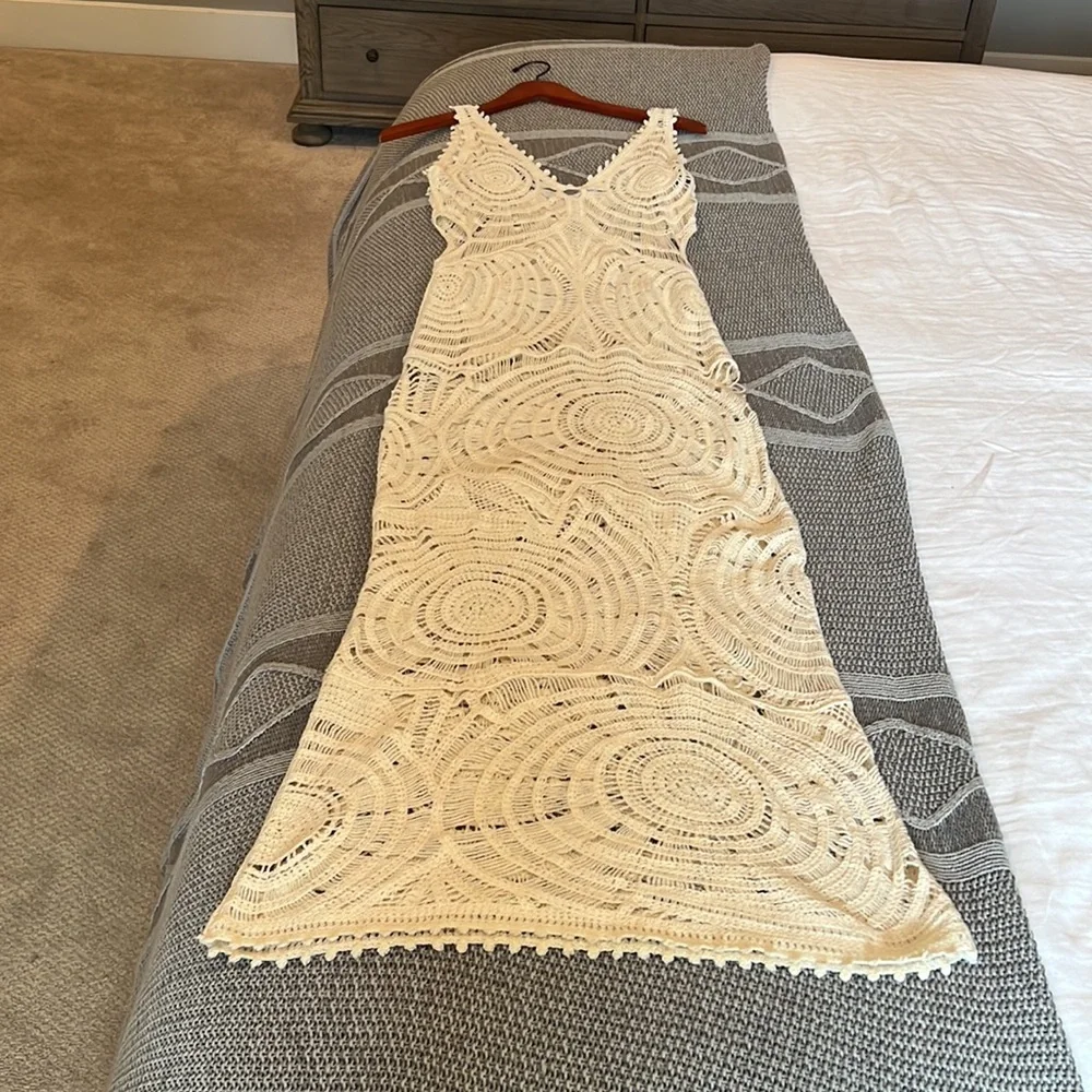 Zara Cut Out Crochet Dress - Picture 2 of 6